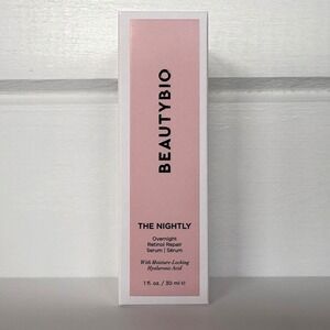 BeautyBio THE NIGHTLY Overnight Retinol Repair Serum 1 fl oz NEW Sealed MSRP $95
